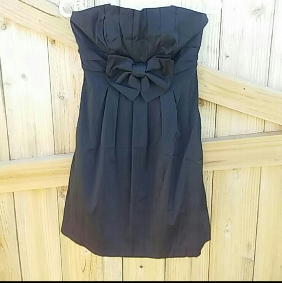 Betsy & Adam by Linda Bernell strapless dress sz4 - Picture 2 of 5